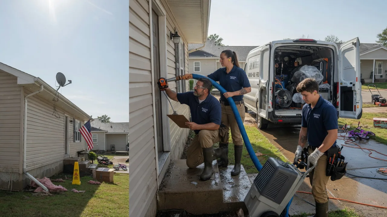 Ceiling Water Damage Restoration in Grassflat, PA near me